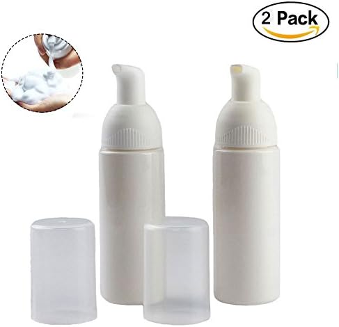 youbeautify Plastic Soap Foaming Pump Bottle Pressing Type Travel Dispenser