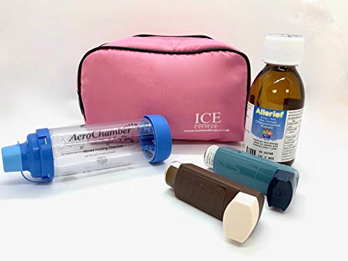 ICE Medical - Bolsa para inhalador (tamaño mediano)