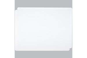 ANEWISH Manteles Individuales de Silicona, Juego de 2 Mantel Individual, Antideslizante Lavables Resistente al Calor Impermeable Fácil de Limpiar 40 x 30 cm Blanco