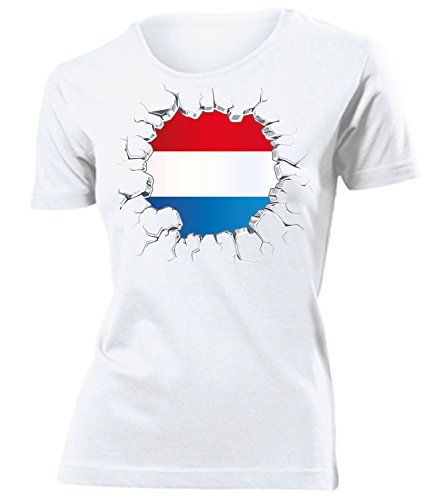 FUSSBALL – FANARTIKEL – Niederlande 5762 Frauen T-Shirt (F) Gr. XXL