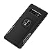 Price comparison product image Compatible Samsung Galaxy S10 2019 Plus Case, ANERNAI Hard PC Silicone 360 Degree Rotating Ring Holder Kickstand Magnetic Car Mount Shock Absorption Cover (Black)