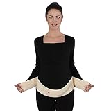 Schwangerschafts-Bauchgurt-Stützgürtel-Bauchband mit verstellbarem Klettverschluss für die Schwangerschaft, für Damen von HERZMUTTER (3200) - 2
