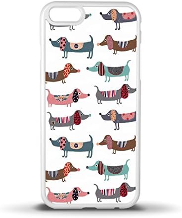 New Sausage Dog dachshund Beautifull Phone Case Iphone 7, White, Rubber
