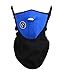 Produktbild BlueBeach® Blau Hals wärmer Gesicht Maske Radfahren Motorrad Bike Ski Helm Wind Schleier Snowboard Unisex staubdicht & Wind Beweis halbe Gesichtsmaske