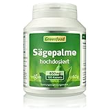 Greenfood Sägepalme, 400mg, 120 Vegi-Kapseln, vegan -...