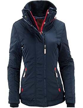 Anonymous & Famous Damen Winterjacke Jacke Windbreaker Kapuze