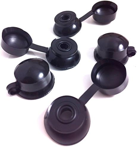 300 x Black Plastic Corrugated PVC Roofing Sealing Strap CAPS for Screws - VISTALUX …