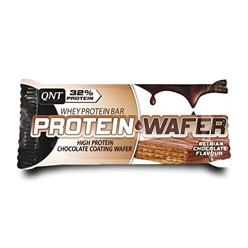 Preisvergleich Produktbild QNT 32% Protein Wafer 35g Schokolade; 12 Riegel