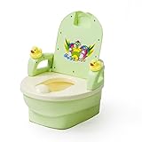 Fascol Kindertoilette mit hoher Rückenlehne und Haltgriff Töpfchen Babytopf - 3