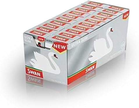 New Full Boxes of 20 Packets Slimline SWAN ULTRA SLIM Cigarette &amp; Filter Tips (Ultra Slim)