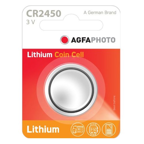 Price comparison product image AgfaPhoto 70117 CR 2450 Lithium Button Cell Battery
