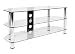 Produktbild Mountright UMS4C Klarglas-Fernsehtisch für 81,3 bis 152,4 cm (32 bis 60 Zoll) (105 cm breit) LED, LCD und Plasma-Fernseher