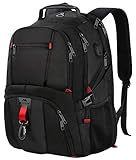 DIMENSION UND ORGANISIERT: Das rucksack herren schwarz Produktgröße 50 x 37 x 26 cm, fassungsvermögen: 45L. Kann daypack, computer rucksack, laptop rucksack, schulrucksack jungen teenager, business taschen, college rucksack tasche serviert werden. Idee für outdoor, wandern, reisen,Campus und Geschäft etc.