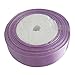 Produktbild OurWarm Baby® Lavendel 2,5 cm Zoll 25 mm breit Satin Band 25Yard Geburtstag Party/Craft/Hochzeit Schleife Gastgeschenken Scrapbooking Decor (Flexibler Gartenschlauch)