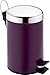 Produktbild Sanwood 1007816 Treteimer, 3 liter lila, Metall pulverbeschichtet, Deckel: Edelstahl verchromt, Kunststoffeinsatz