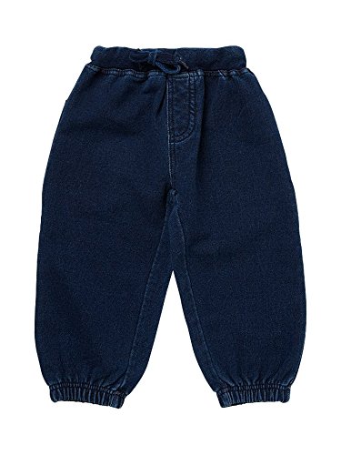 Ej Sikke Lej Baby Boys 0-24m Rib Denim Boy Hosen Plain Jeans, Blue (Rib Denim 525), 9-12 Months (Manufacturer size: 80)