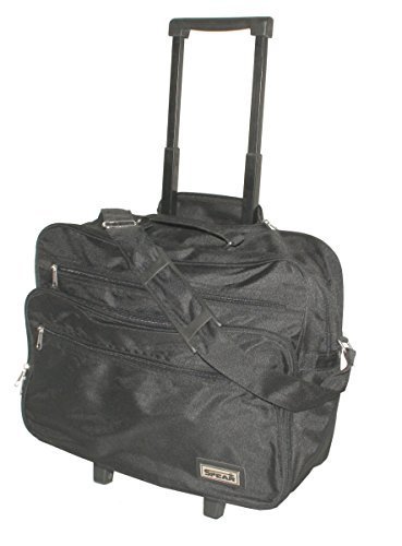 Preisvergleich Produktbild Trolley Boardgepäck Reisetasche Reisekoffer Handgepäck Koffer Tasche schwarz