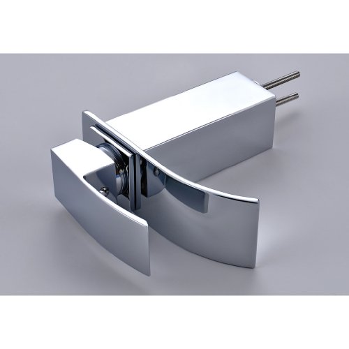 Auralum® Elegant Einhebel Mischbatterie Wasserhahn Armatur Waschtischarmatur Wasserfall Einhandmischer für Bad Badezimmer Waschbecken - 4