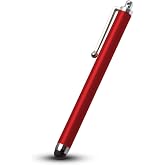 MEGATECH Kırmızı Tablet Kalemi, iPad ve Akıllı Ekran Uyumlu Dokunmatik Stylus