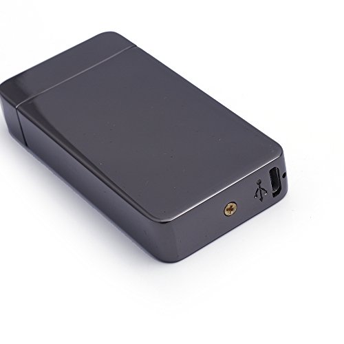 iProtect elektronisches Feuerzeug Zigarettenanzünder aufladbar mit USB Anschluss und Ladekabel in grau - 6