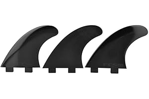 Dioche Surfboard Thruster Surf Fins,Surfboard Fin Set FCS Thruster,Tri Fin Thruster Set Nylon Plastic Surfboard Fins