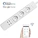 Produktbild Unitify Wifi Smart Steckdosenleiste mit Überspannungsschutz Mehrfachsteckdose mit 3 Intelligente Steckdosen 4 USB-Port Voice Control von Amazon Echo Alexa Google Home Timer über Android iOS Smartphone
