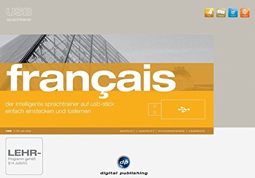 Preisvergleich Produktbild USB Sprachtrainer Français: Das intelligente Sprachlernsystem für Französisch auf USB-Stick