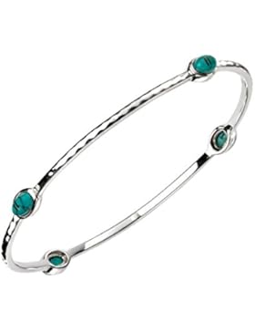 Elements Silver - 925 Sterling-Silber Silber Ovalschliff türkis