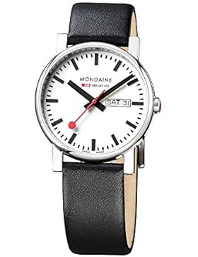 Mondaine Herren-Armbanduhr SBB Evo Day Date 38mm Analog Quarz A667.30344.11SBB