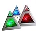 Produktbild Mioloe Farbwechsel Special Design Wecker LED Uhr Pyramide Uhr Dreieck Uhr