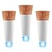 Produktbild Sunvito 3 Packs Premium USB Powered wiederaufladbare Cork helle LED Wein Flasche Licht für Parteien Home Dekoration, Weinliebhaber (Blau)
