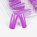 Fashion Gallery 100Pc French False Acrylic Nail Tips Art Purple
