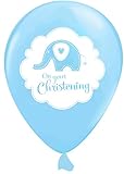 On Your Christening Elephant latex Balloons Boy (6)