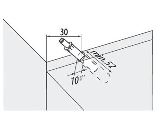 SO-TECH® Türdämpfer Türanschlagdämpfer Türpuffer Dämpfer Anschlagdämpfer wie Blumotion - 2