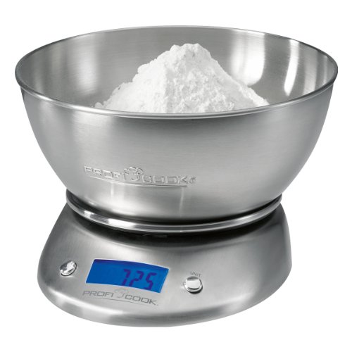 Profi Cook 501040 Kchenwaage, schwarz / inox