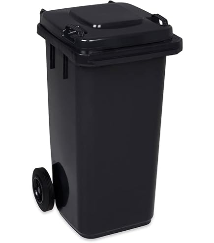 Bidone Spazzatura Grigio RS PRO, In Polietilene Mobile, Da 360L | RS - Foto 2