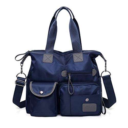 Preisvergleich Produktbild Rucksäcke Weinlese-Mamabeutel-einfache Schulter-Tasche Blau