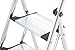 Hailo 4302-301 Aluminium Living Step Comfort Plus Deluxe Alu Folding 2-Steps