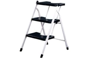 Vervi - Taburete escalera - negra - 3-p