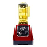 8 * HOJA DE ALTA CALIDAD: las cuchillas endurecidas de acero inoxidable estándar alemán proporcionan una perfecta trituración y mezcla del hielo. Triture cubitos de hielo y frutas congeladas en unos pocos segundos, triture los cubitos de hielo más rápido y mezcle más suavemente que otras licuadoras.También hay un interruptor momentáneo