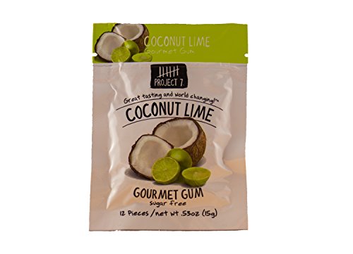 Preisvergleich Produktbild Project 7 Coconut Lime Gourmet Gum (15g)