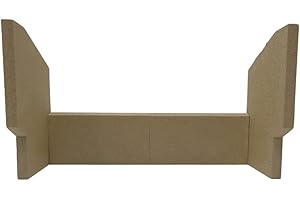 SCHOTT ROBAX HD Stove Glass UK Ltd - Parkray Consort 5 Slimline Heat Resistant Replacement Vermiculite Fire Brick Set