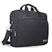 Produktbild REYLEO Laptoptasche, 15,6 Zoll Laptop Aktentasche, wasserdicht Reise Business Messenger Schultertasche mit Gepäckgurt für Männer und Frauen - schwarz