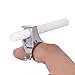 Price comparison product image Cigarette Ring Holder Clip On Hands Free Smoking Rack Men & Women | Durable Gold Plated Alloy | 1 Hand Operation | Ideal Gadget for Console, PS4 PS3 Controller, Guitar Players and Driving (Silver)