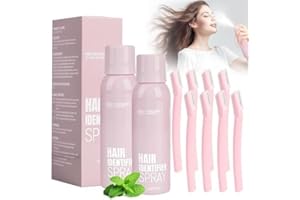 MAIKAIBUZI Hair Identifier Spray for Face Shaving Dermaplaning Skin Body, Dermaplaning Spray to Show Facial Hair Identifier Spray for Dermaplaning - Hair Identifier Set for Face,3 Pcs