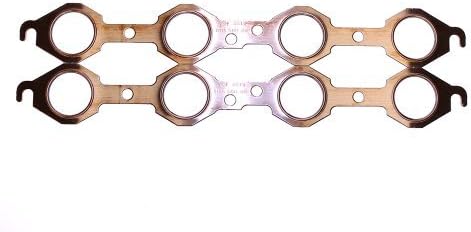 SCE Gaskets 4019 Pro Copper Header Gaskets for Chevrolet LS1-LS6 V8 with stock manifolds or 1.75 round header opening by SCE Gaskets