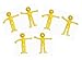 Price comparison product image Pack of 40 x Yellow Stretchy Smiley Men / Man Party Bag Filler