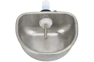 PSSOPP 10 UNIDS Alimentador de Agua de Conejo Equipo de cría Pezón antiarañazos de Acero Inoxidable Bebedero Coop Copa Alimentador Tazón de Agua