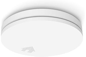 ELRO Détecteur de fumée ultrafin FS4610 avec batterie de 10 ans et garantie Étiquette STIWA 'Gut' & Q - DIN EN14604, blanc, 1 pièce