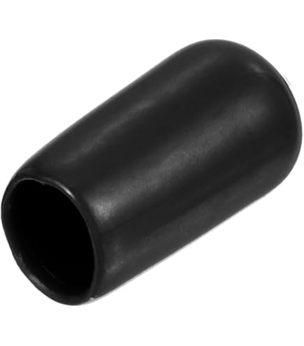QUARKZMAN 50 stuks rubberen eindkappen rond, 1/8 inch, 3/16 inch, 1/4 inch, 5/16 inch, 3/8 inch (3 mm, 5 mm, 6 mm, 8 mm, 9,5 mm), transparante vinyl afdekkingen ter bescherming van schroefdraad QUARKZMAN 50 stuks rubberen eindkappen rond, 1/8 inch, 3/16 inch, 1/4 inch, 5/16 inch, 3/8 inch (3 mm, 5 mm, 6 mm, 8 mm, 9,5 mm), transparante vinyl afdekkingen ter bescherming van schroefdraad